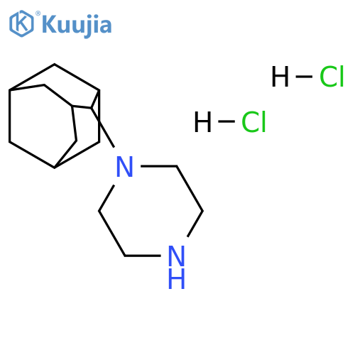 1-(adamantan-2-yl)piperazine dihydrochloride structure