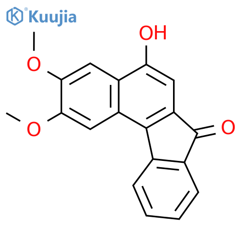 5-Hydroxy-2,3-dimethoxy-7H-benzocfluoren-7-one structure