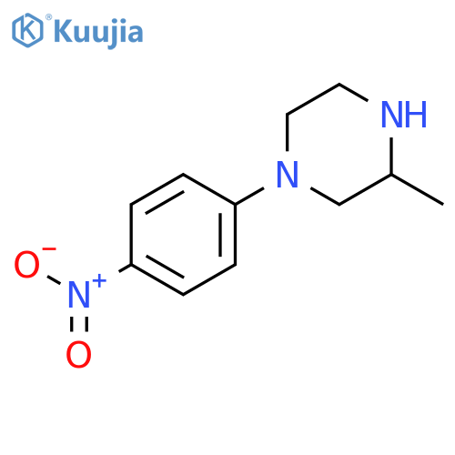 Piperazine,3-methyl-1-(4-nitrophenyl)- structure