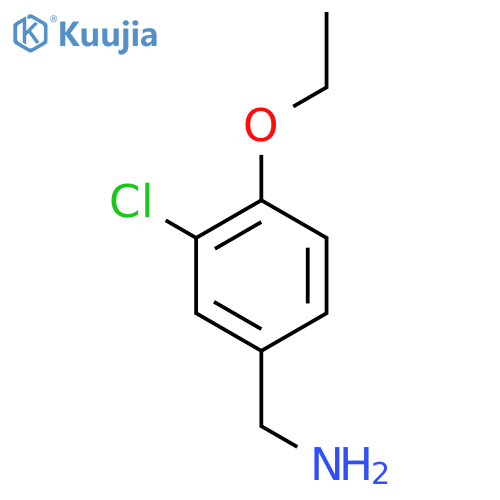 (3-Chloro-4-ethoxyphenyl)methanamine structure