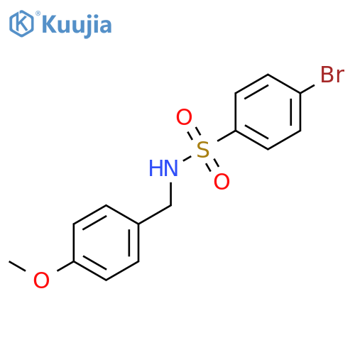 4-Bromo-N-(4-methoxybenzyl)benzenesulfonamide structure