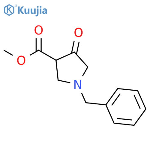 METHYL 1-BENZYL-4-OXOPYRROLIDINE-3-CARBOXYLATE structure