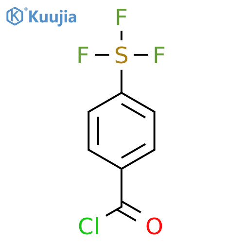 4-(Trifluoromethylthio)benzoyl chloride structure