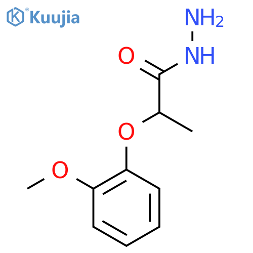 2-(2-methoxyphenoxy)propanohydrazide structure