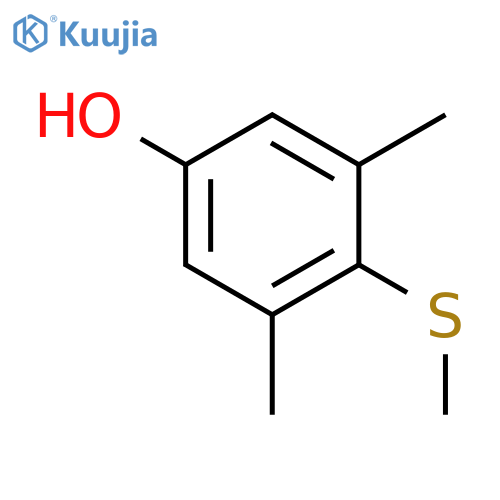 Phenol,3,5-dimethyl-4-(methylthio)- structure