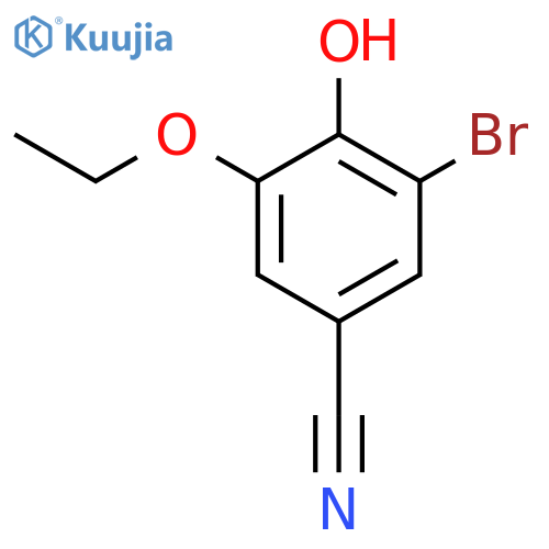 3-Bromo-5-ethoxy-4-hydroxybenzonitrile structure
