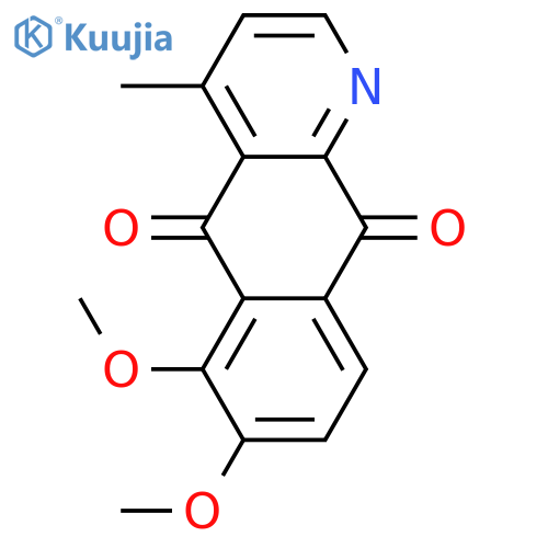 4-Methylbenzo[g]quinoline-5,10-dione; 6,7-Dimethoxy structure
