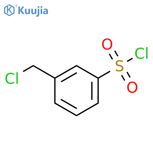 3-(chloromethyl)benzene-1-sulfonyl chloride structure