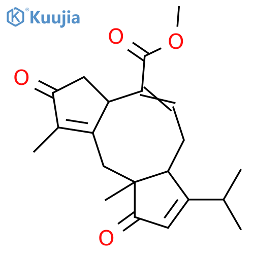 4,12-Dioxo-2,7,13-fusicoccatrien-17-oic acid; Me ester structure