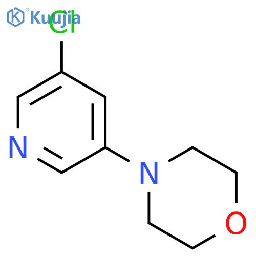 4-(5-Chloropyridin-3-yl)morpholine structure