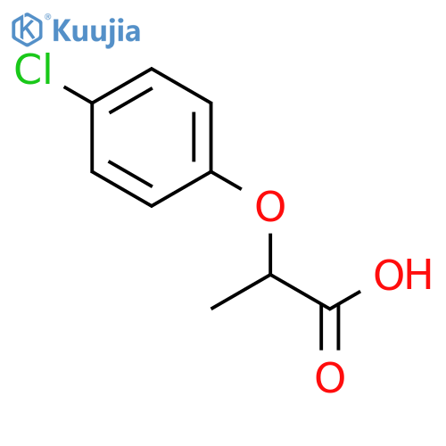 2-(4-Chlorophenoxy)propanoic acid structure