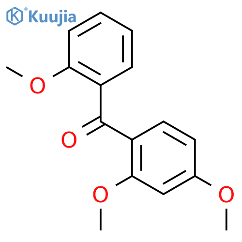 Methanone,(2,4-dimethoxyphenyl)(2-methoxyphenyl)- structure