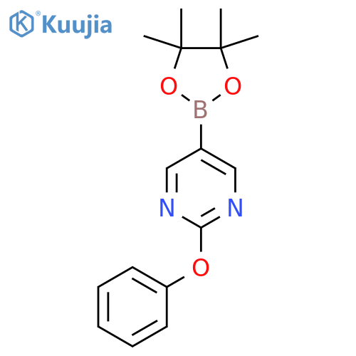 2-Phenoxy-5-(4,4,5,5-tetramethyl-1,3,2-dioxaborolan-2-YL)pyrimidine structure