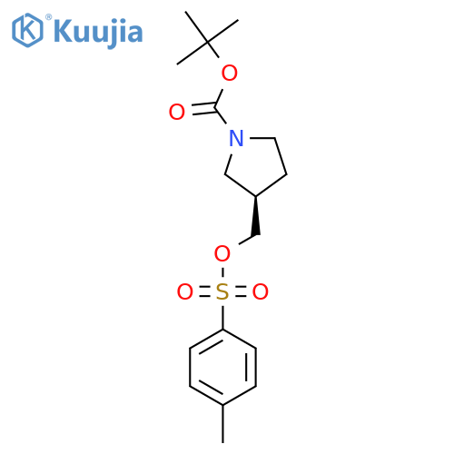 (R)-tert-Butyl 3-((tosyloxy)methyl)pyrrolidine-1-carboxylate structure