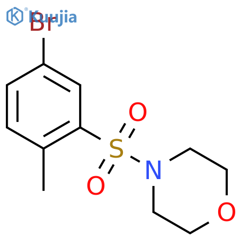4-(5-Bromo-2-methylphenylsulfonyl)morpholine structure