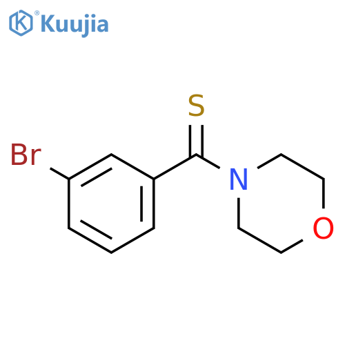 4-(3-bromobenzenecarbothioyl)morpholine structure