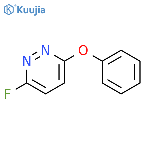 Pyridazine, 3-fluoro-6-phenoxy- structure