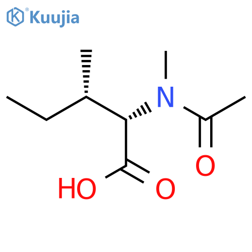 3-methyl-2-(N-methylacetamido)pentanoic acid structure
