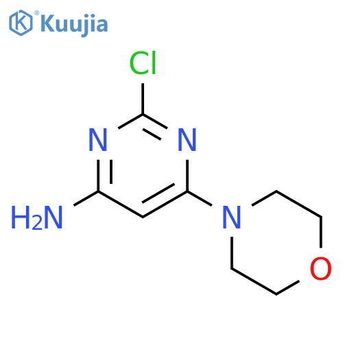2-Chloro-6-morpholinopyrimidin-4-amine structure
