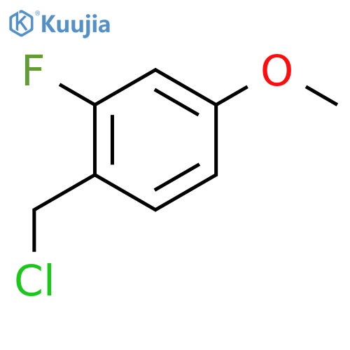1-(Chloromethyl)-2-fluoro-4-methoxybenzene structure