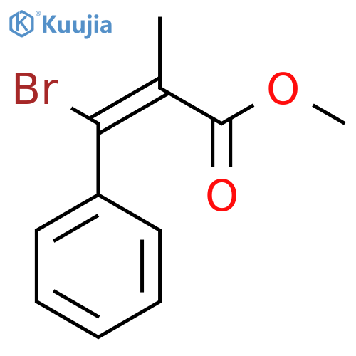 (E)-Methyl 3-bromo-2-methyl-3-phenylacrylate structure