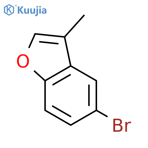 5-Bromo-3-methylbenzofuran structure