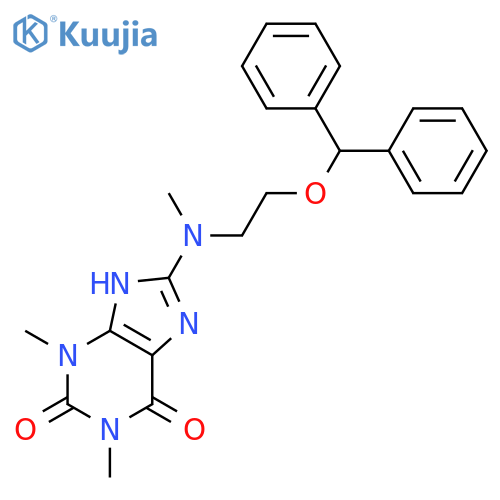 8-2-(Diphenylmethoxy)-N-methylethylamino-1,3-dimethylxanthine structure