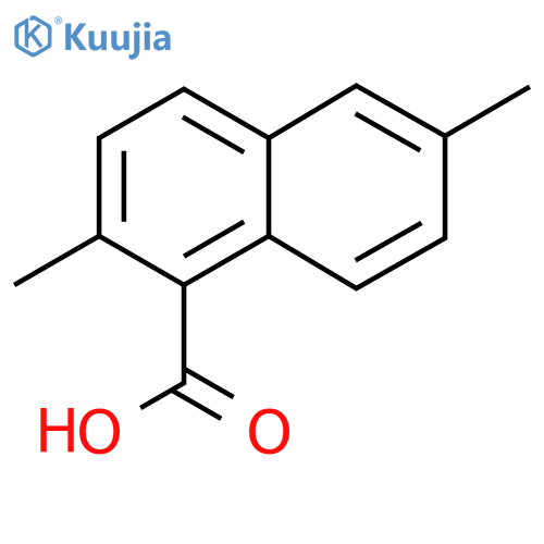 2,6-Dimethylnaphthalene-1-carboxylic acid structure