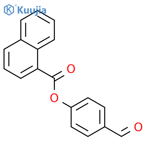 4-Formylphenyl naphthalene-1-carboxylate structure