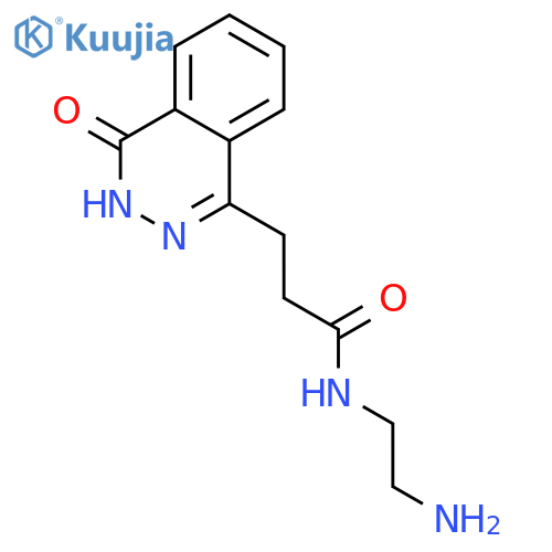N-(2-Amino-ethyl)-3-(4-oxo-3,4-dihydro-phthalazin-1-yl)-propionamide structure