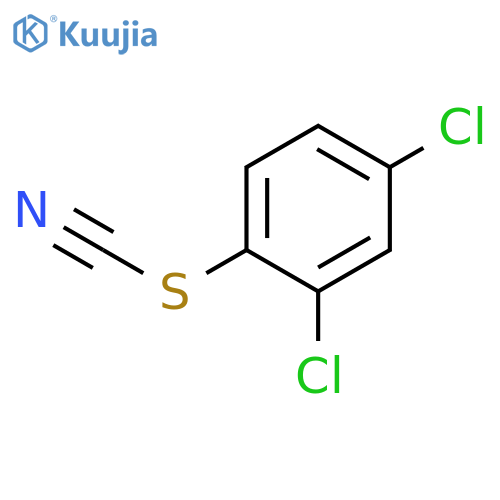 Thiocyanic acid, 2,4-dichlorophenyl ester structure