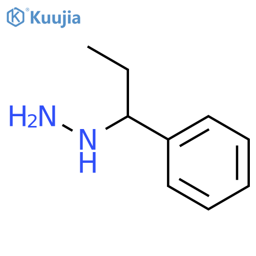 Hydrazine,(1-phenylpropyl)- structure