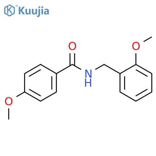 4-Methoxy-N-(2-methoxybenzyl)benzamide structure