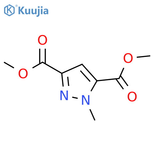 3,5-dimethyl 1-methyl-1H-pyrazole-3,5-dicarboxylate structure