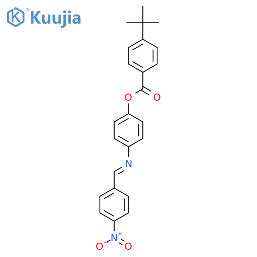 [4-[(4-Nitrophenyl)methylideneamino]phenyl] 4-tert-butylbenzoate structure