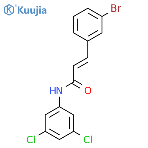 (2E)-3-(3-Bromophenyl)-N-(3,5-dichlorophenyl)prop-2-enamide structure