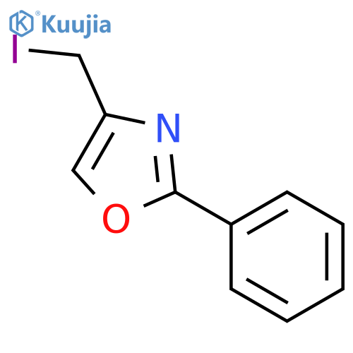 4-(Iodomethyl)-2-phenyloxazole structure