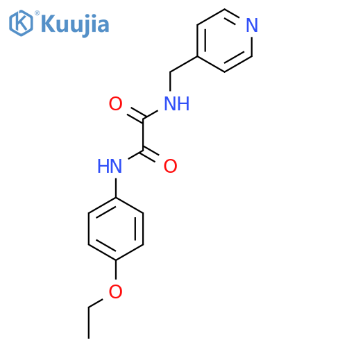N'-(4-ethoxyphenyl)-N-[(pyridin-4-yl)methyl]ethanediamide structure