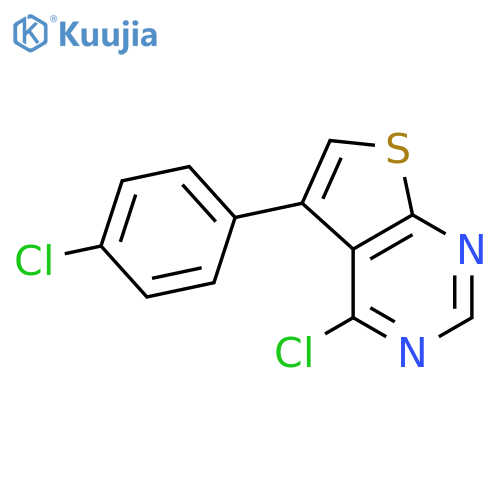 4-chloro-5-(4-chlorophenyl)thieno2,3-dpyrimidine structure