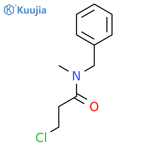 N-Benzyl-3-chloro-N-methylpropanamide structure