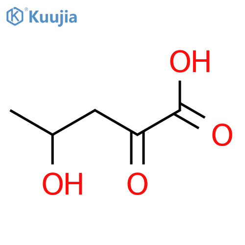 Pentanoic acid,4-hydroxy-2-oxo- structure