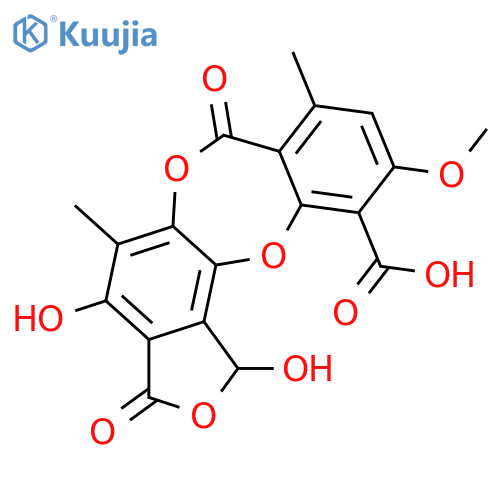 Stictic acid; 1''-Carboxylic acid structure