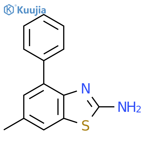 6-Methyl-4-phenylbenzo[d]thiazol-2-amine structure