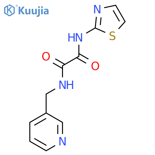 N'-(pyridin-3-yl)methyl-N-(1,3-thiazol-2-yl)ethanediamide structure