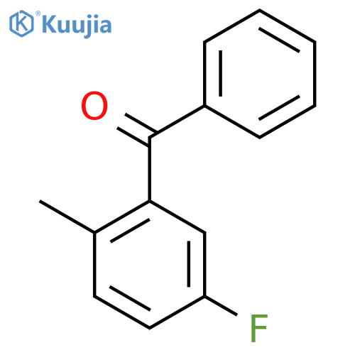 Methanone,(5-fluoro-2-methylphenyl)phenyl- structure