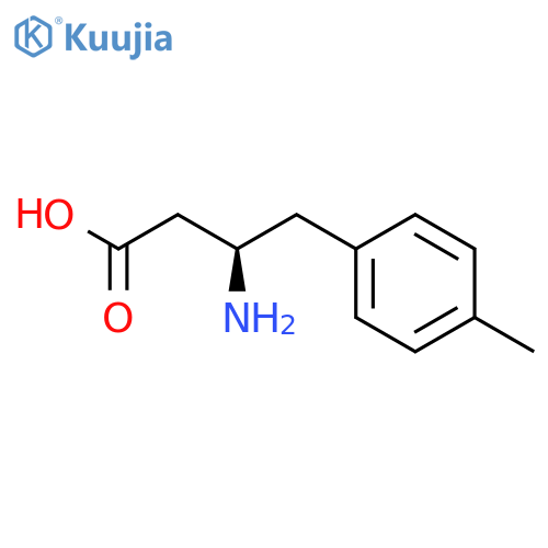 (R)-3-Amino-4-(p-tolyl)butanoic acid hydrochloride structure