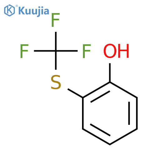 2-(trifluoromethyl)sulfanylphenol structure