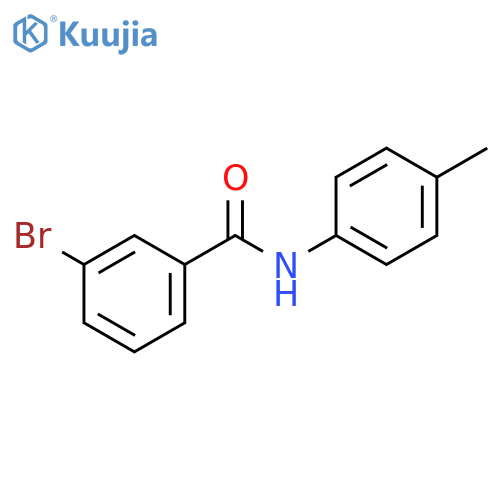 3-Bromo-n-(4-methylphenyl)benzamide structure