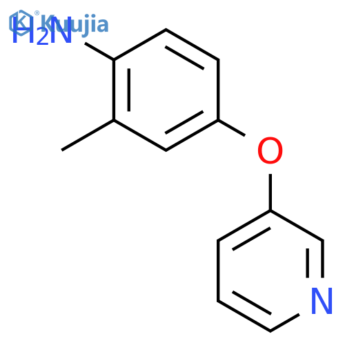 2-methyl-4-(pyridin-3-yloxy)aniline structure