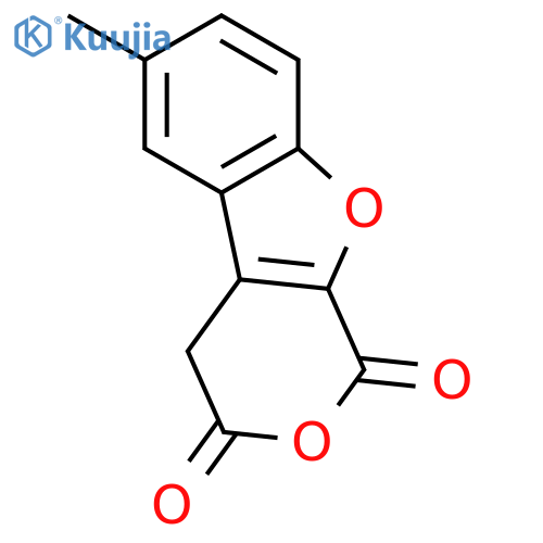 1H-Pyrano[3,4-b]benzofuran-1,3(4H)-dione, 6-methyl- structure